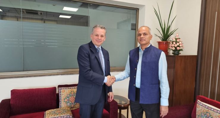 Visita de cortesía del Embajador de Colombia al Ministerio de Asuntos Exteriores de India