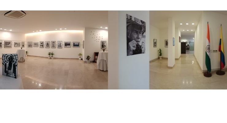 Con la exposición del Maestro Hernán Díaz, la Embajada en India inauguró la Casa Colombia