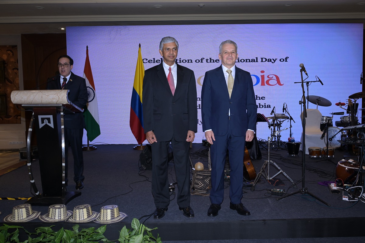 La Embajada en India celebró el Día de la Independencia Nacional de Colombia