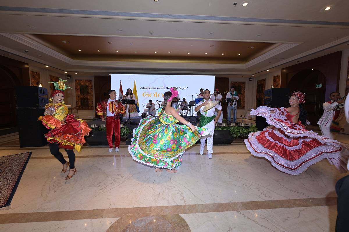 La Embajada en India celebró el Día de la Independencia Nacional de Colombia