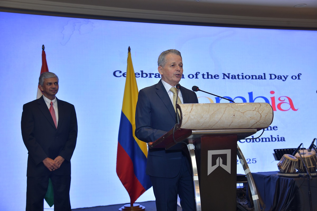 La Embajada en India celebró el Día de la Independencia Nacional de Colombia