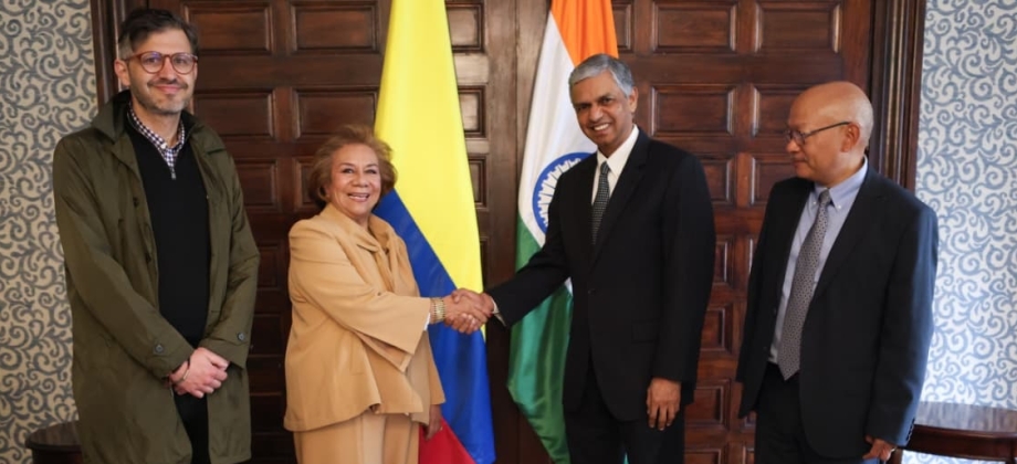 Ministra de Relaciones Exteriores (E) fortaleció relaciones bilaterales con el secretario del Hemisferio Oriental de India, P. Kumaran
