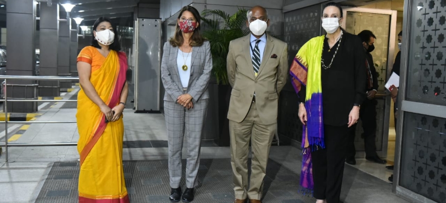 Vicepresidente y Canciller llega a la India para culminar la Misión de Colombia en Salud, Ciencia y Tecnología