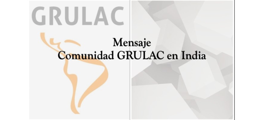 La Embajada de Colombia publica el mensaje de la coordinación Grulac 