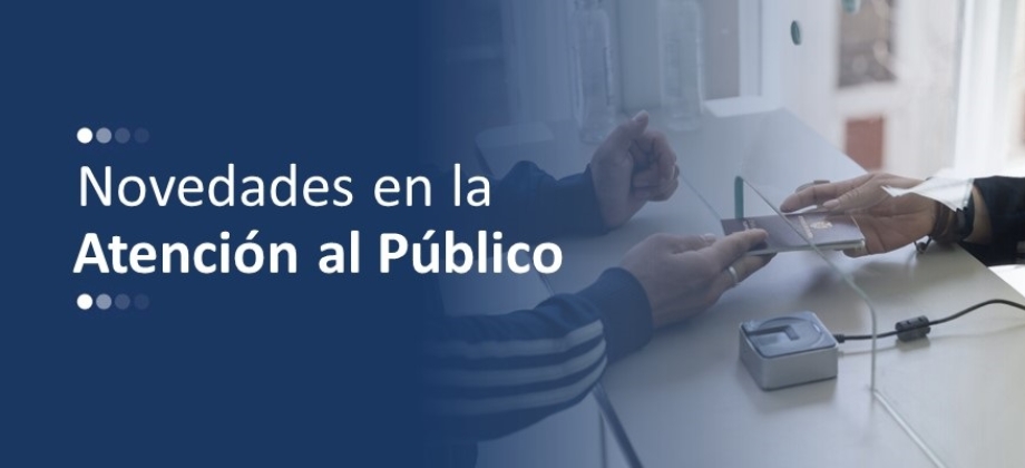 Cambios en la atención al público 