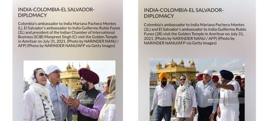 Embajadora de Colombia en India sostiene reuniones con empresarios