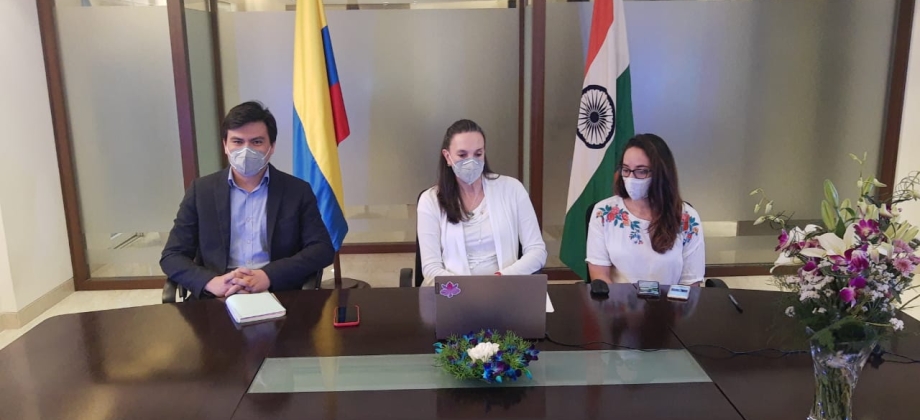 Embajada de Colombia en India y su sección consular realizaron el encuentro consular virtual: ‘Un encuentro con Colombia’