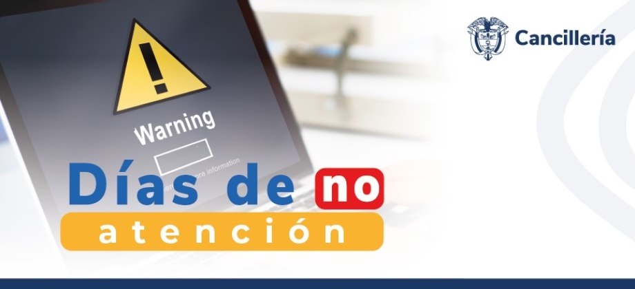 Embajada de Colombia en India y su sección consular no tendrán atención al público este 1 de mayo de 2024