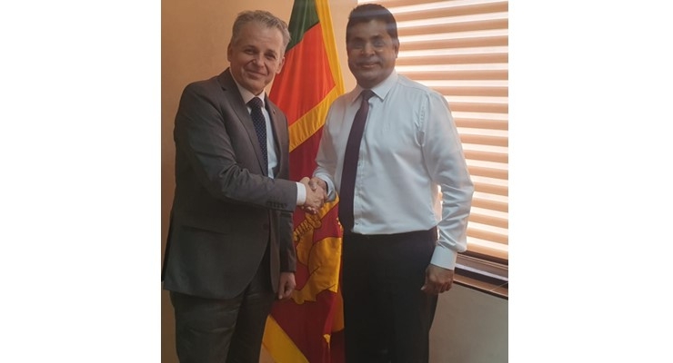 Ministro de Sri Lanka y Embajador de Colombia estudian la iniciativa de relacionamiento económico bilateral entre los dos países