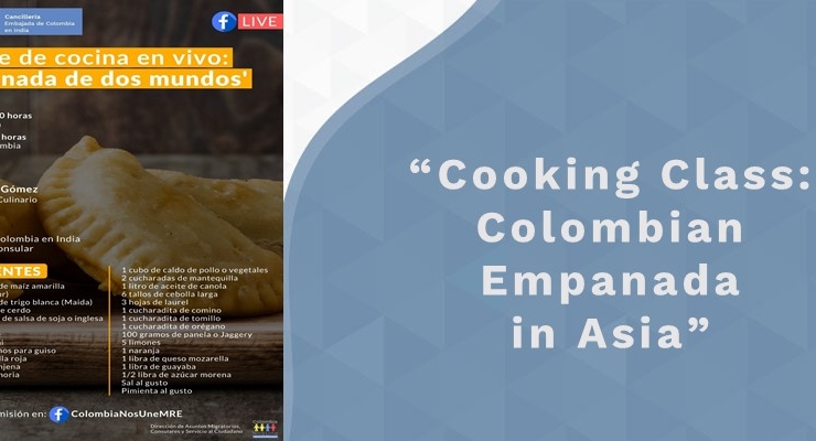 “Cooking Class: Colombian Empanada  in Asia”